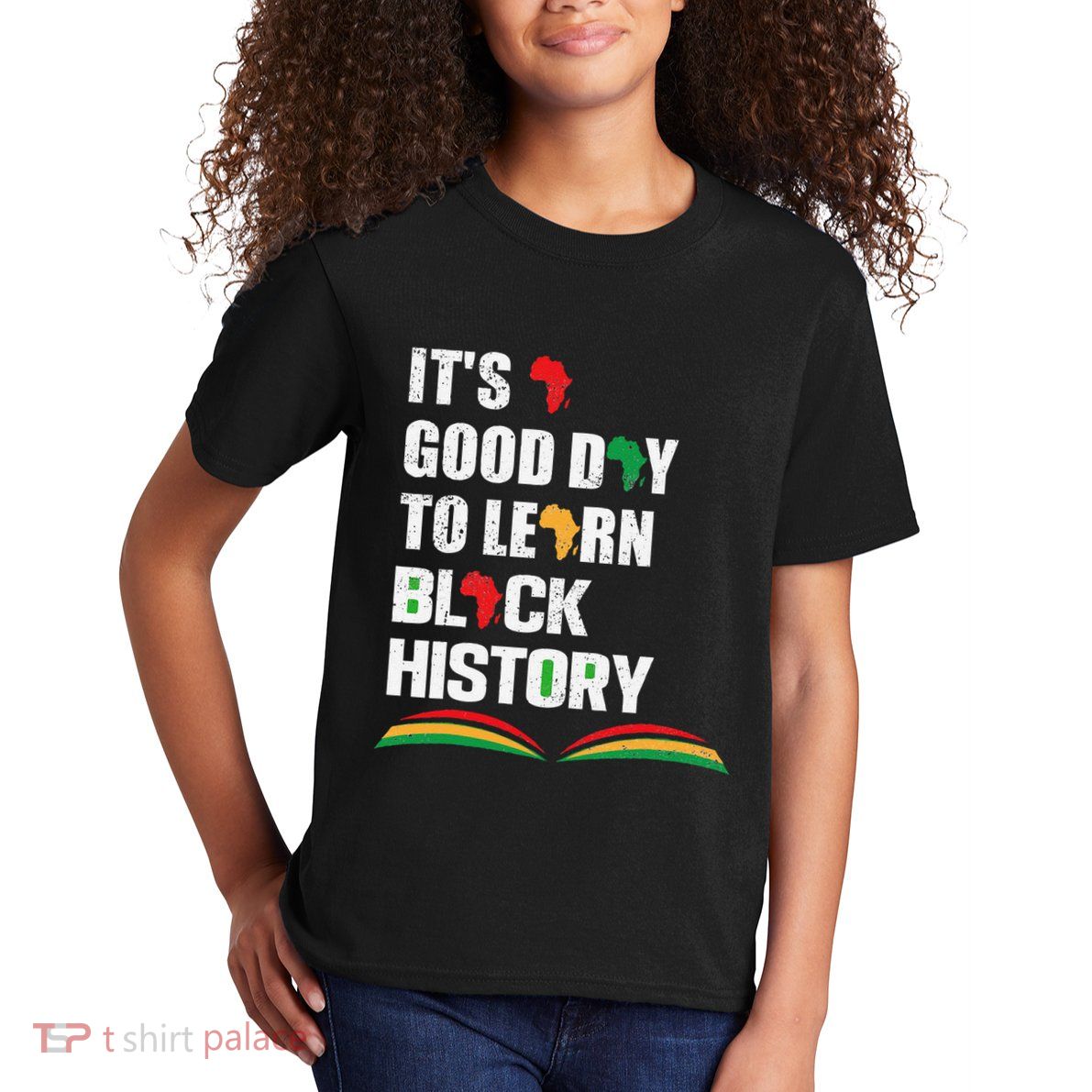 Honoring Past Learn Black History Inspiring Educated Leaders Kids T-Shirt