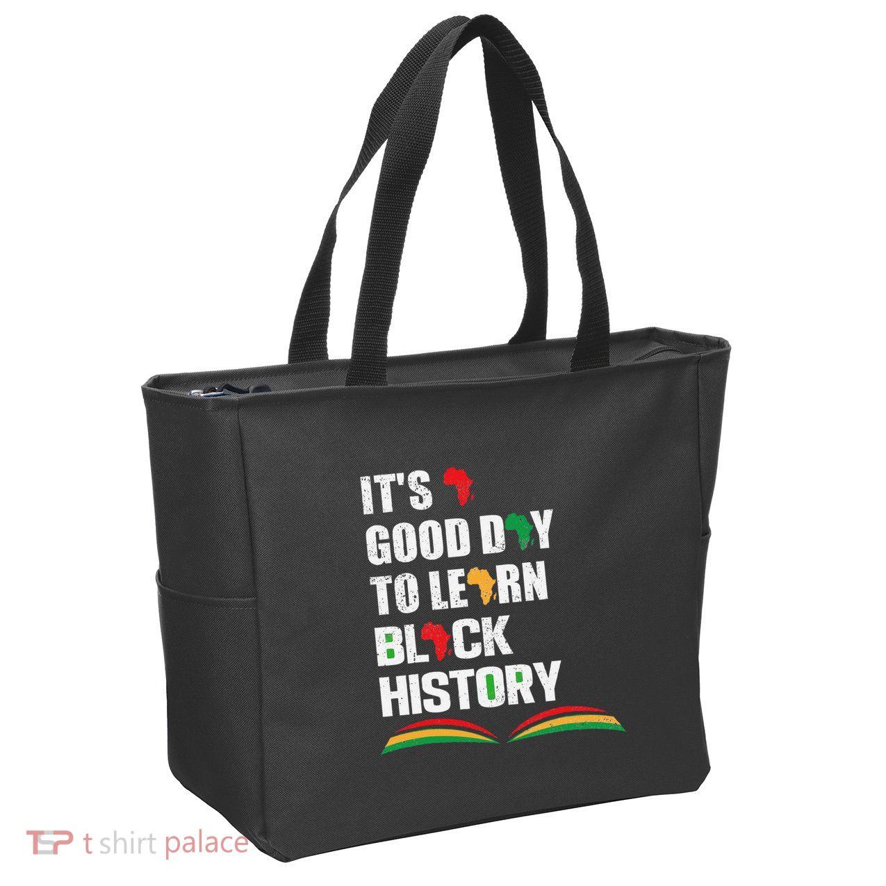 Honoring Past Learn Black History Inspiring Educated Leaders Zip Tote Bag