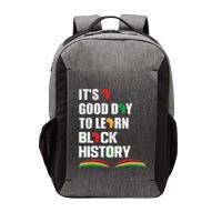 Honoring Past Learn Black History Inspiring Educated Leaders Vector Backpack