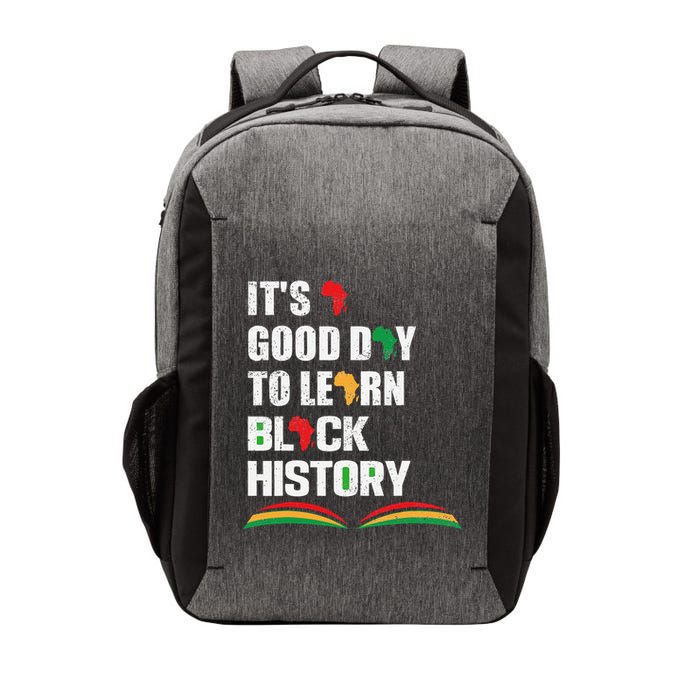 Honoring Past Learn Black History Inspiring Educated Leaders Vector Backpack