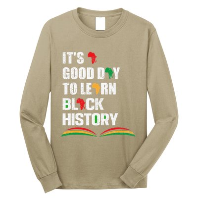 Honoring Past Learn Black History Inspiring Educated Leaders Long Sleeve Shirt