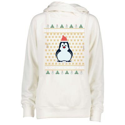 His Penguining Like Christmas Fun Penguin Christmas Gift Womens Funnel Neck Pullover Hood