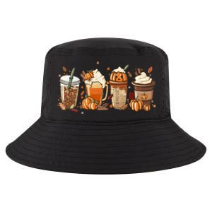 Halloween Pumpkin Latte Cup Fall Coffee Pumpkin Spice Cool Gift Cool Comfort Performance Bucket Hat