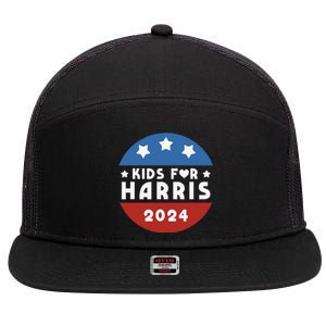 Harris President Love Kamala Harris Gift 7 Panel Mesh Trucker Snapback Hat