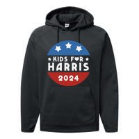 Harris President Love Kamala Harris Gift Performance Fleece Hoodie