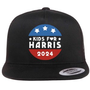 Harris President Love Kamala Harris Gift Flat Bill Trucker Hat