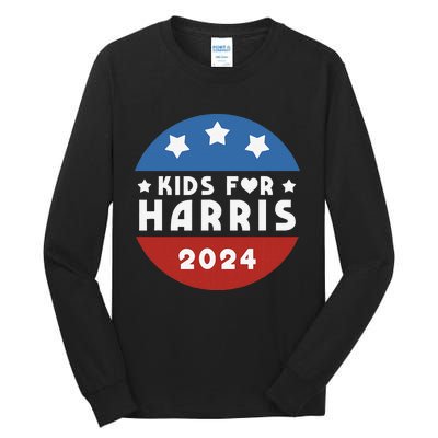 Harris President Love Kamala Harris Gift Tall Long Sleeve T-Shirt