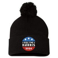 Harris President Love Kamala Harris Gift Pom Pom 12in Knit Beanie