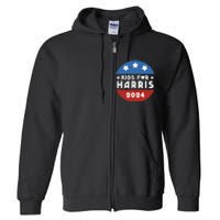 Harris President Love Kamala Harris Gift Full Zip Hoodie