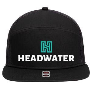 Headwater Properties Logo Wear 7 Panel Mesh Trucker Snapback Hat