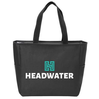 Headwater Properties Logo Wear Zip Tote Bag