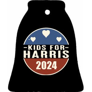 Harris President Love Kamala Harris Ceramic Bell Ornament