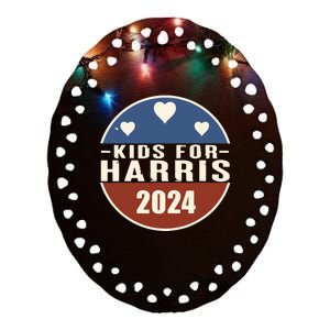 Harris President Love Kamala Harris Ceramic Oval Ornament