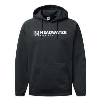 Headwater Properties Logo Wear Performance Fleece Hoodie