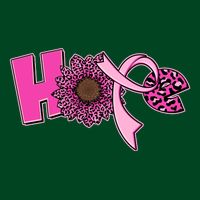 Hope Pink Leopard Print Sunflower Breast Cancer Awareness Hoodie