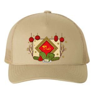 Happiness Phuc Loc Tho Tet Holiday Happy Vietnamese New Year Yupoong Adult 5-Panel Trucker Hat