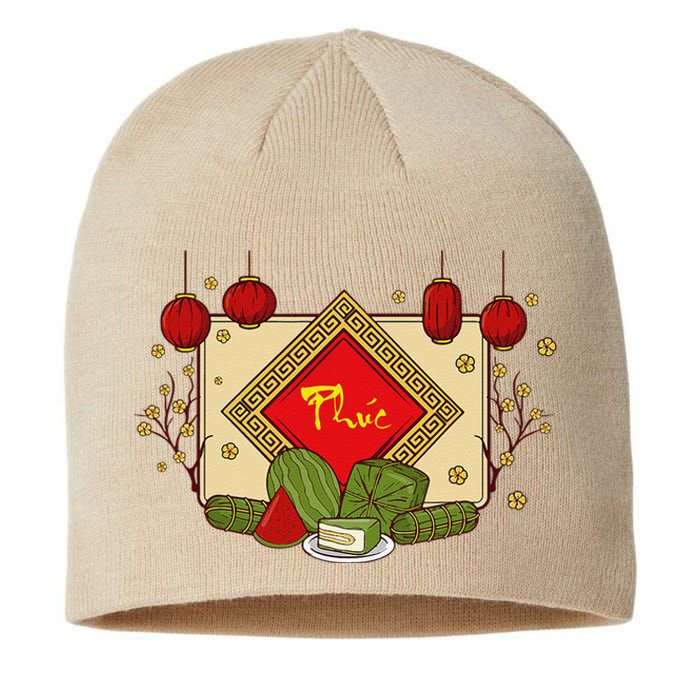 Happiness Phuc Loc Tho Tet Holiday Happy Vietnamese New Year Sustainable Beanie