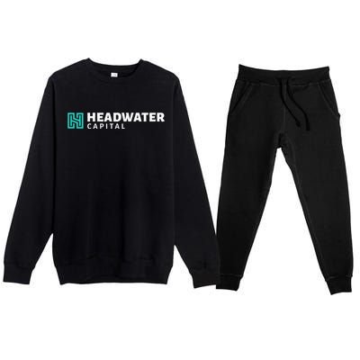 Headwater Properties Logo Wear Premium Crewneck Sweatsuit Set