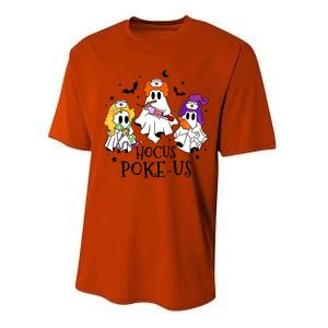 Halloween Phlebotomist Medical Lab Tech Spooky Er Crew Gift Performance Sprint T-Shirt