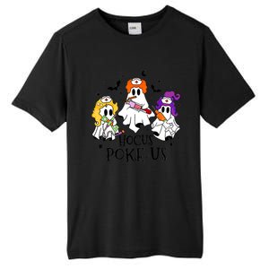 Halloween Phlebotomist Medical Lab Tech Spooky Er Crew Gift Tall Fusion ChromaSoft Performance T-Shirt