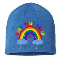 Happy Pride Month Lgbt Rainbow Meaningful Gift Sustainable Beanie