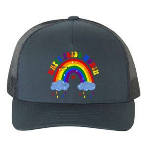 Happy Pride Month Lgbt Rainbow Meaningful Gift Yupoong Adult 5-Panel Trucker Hat