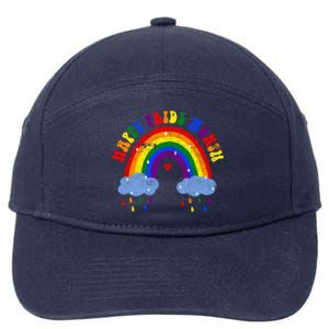 Happy Pride Month Lgbt Rainbow Meaningful Gift 7-Panel Snapback Hat