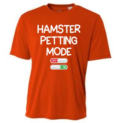 Hamster Petting Mode Cute Gift Cooling Performance Crew T-Shirt