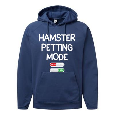 Hamster Petting Mode Cute Gift Performance Fleece Hoodie