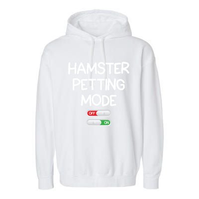 Hamster Petting Mode Cute Gift Garment-Dyed Fleece Hoodie