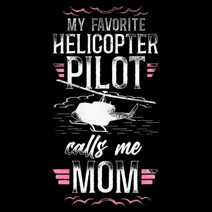 Helicopter Pilot Mom Mother Vintage My Favorite Helicopter Womens Tank Top
