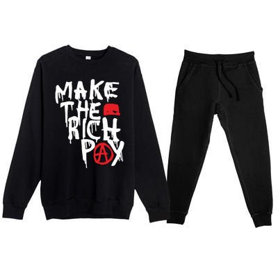 Hasan Piker Make The Rich Pay Premium Crewneck Sweatsuit Set