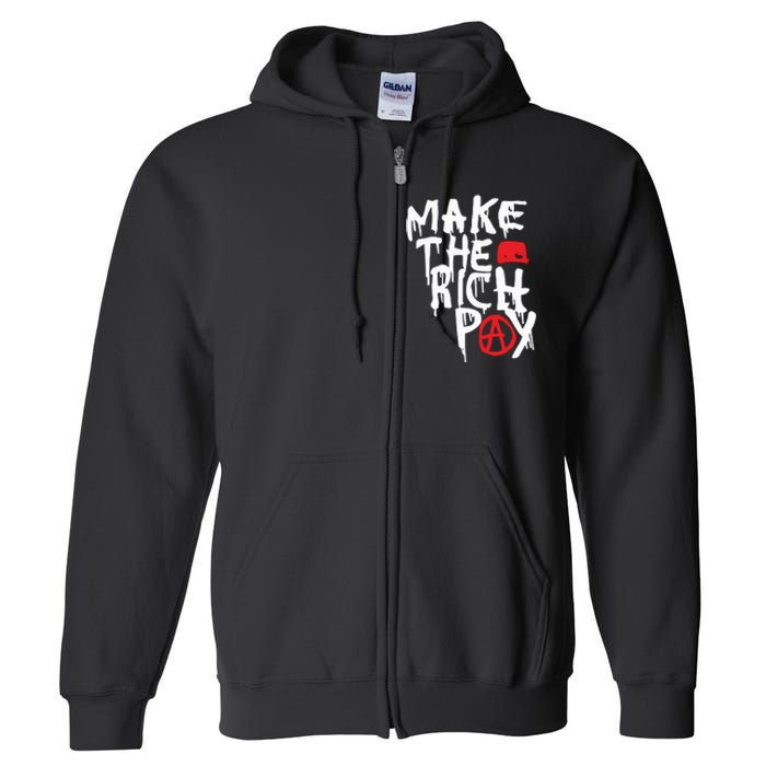 Hasan Piker Make The Rich Pay Full Zip Hoodie