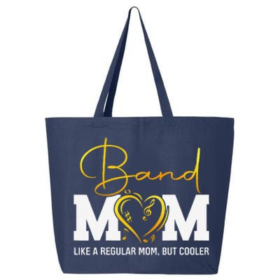 Heart Proud Marching Band Mom Like A Regular Mom But Cooler 25L Jumbo Tote