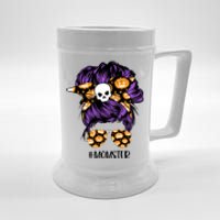 Halloween Pumpkin Momster Mom Beer Stein