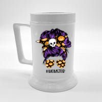 Halloween Pumpkin Momster Mom Beer Stein