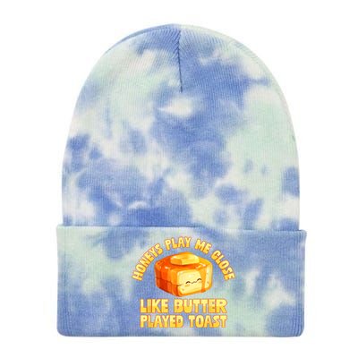 Honeys Play Me Close Like Butter Played Toast Tie Dye 12in Knit Beanie