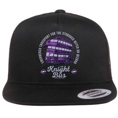 Magical Motors - The Knight Bus Flat Bill Trucker Hat