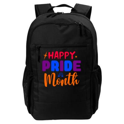 Happy Pride Month Celebration Daily Commute Backpack