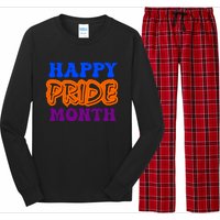 Happy Pride Month Celebration Long Sleeve Pajama Set