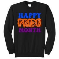 Happy Pride Month Celebration Tall Sweatshirt