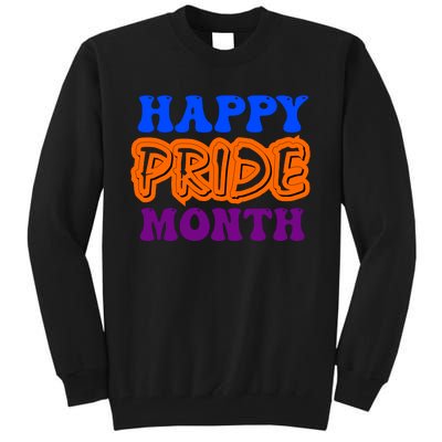 Happy Pride Month Celebration Tall Sweatshirt