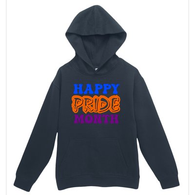 Happy Pride Month Celebration Urban Pullover Hoodie