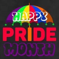 Happy Pride Month Celebration 7 Panel Mesh Trucker Snapback Hat