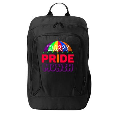 Happy Pride Month Celebration City Backpack