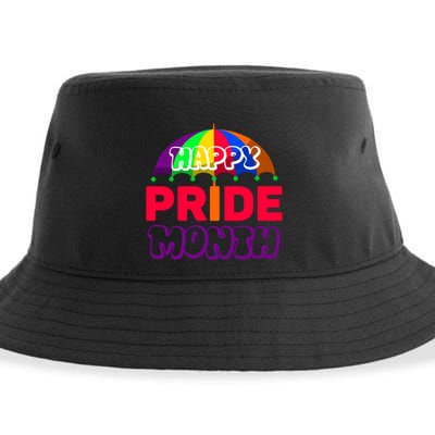 Happy Pride Month Celebration Sustainable Bucket Hat