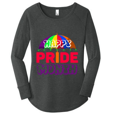 Happy Pride Month Celebration Women's Perfect Tri Tunic Long Sleeve Shirt