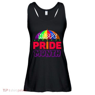 Happy Pride Month Celebration Ladies Essential Flowy Tank