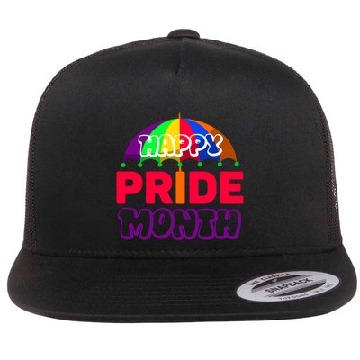 Happy Pride Month Celebration Flatbill Hat