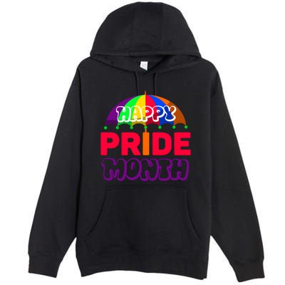 Happy Pride Month Celebration Premium Pullover Hoodie